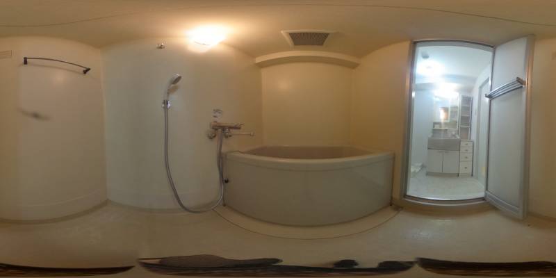 パノラマ画像バスルーム