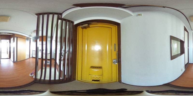 パノラマ画像玄関