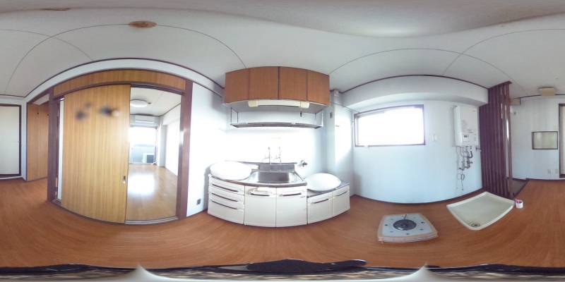 パノラマ画像キッチン