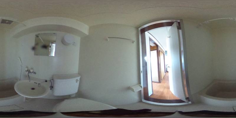 パノラマ画像バスルーム