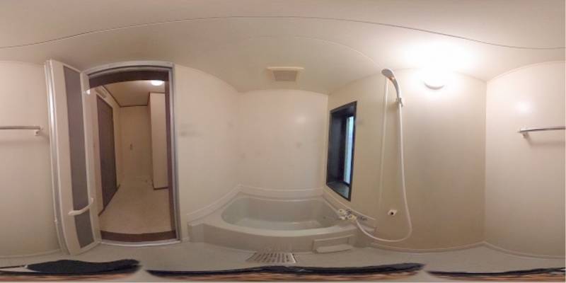 パノラマ画像バスルーム