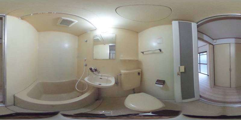 パノラマ画像バスルーム