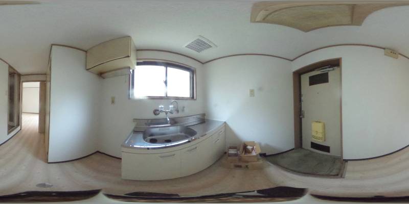 パノラマ画像キッチン