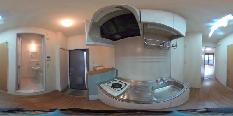 パノラマ画像キッチン