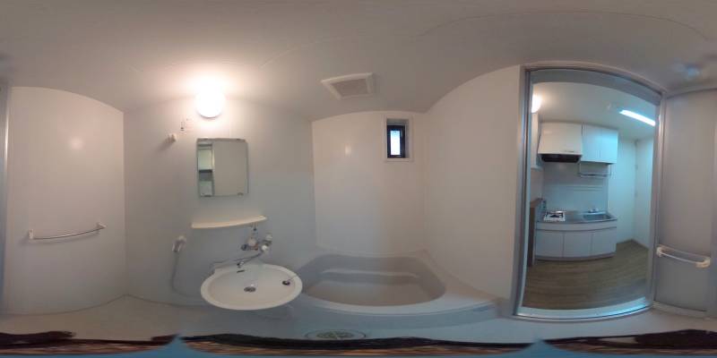 パノラマ画像バスルーム