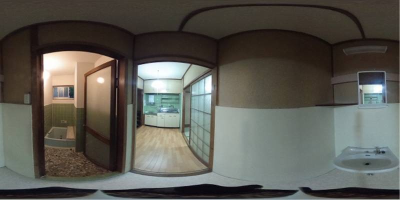 パノラマ画像洗面所