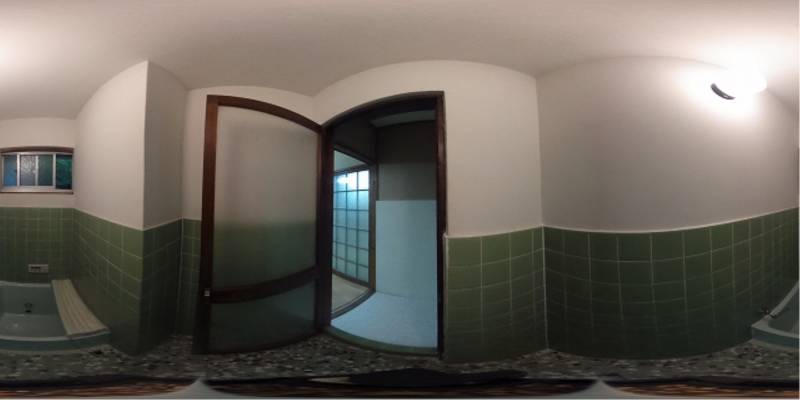 パノラマ画像バスルーム