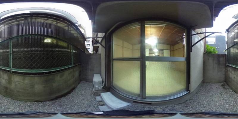 パノラマ画像バルコニー