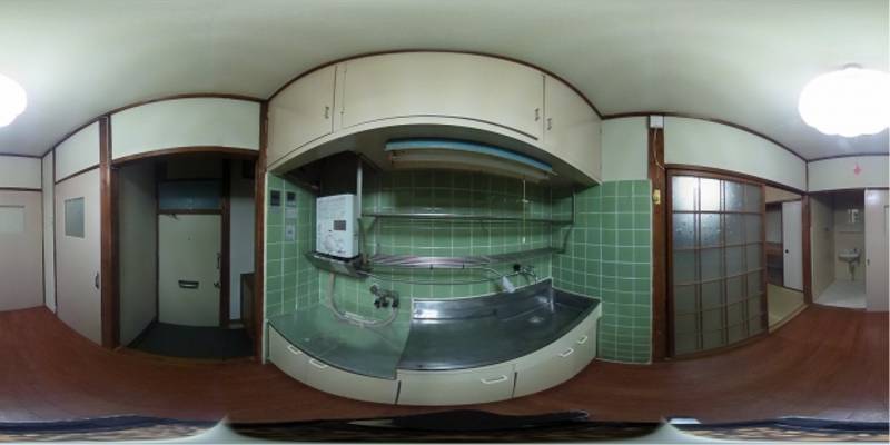 パノラマ画像キッチン