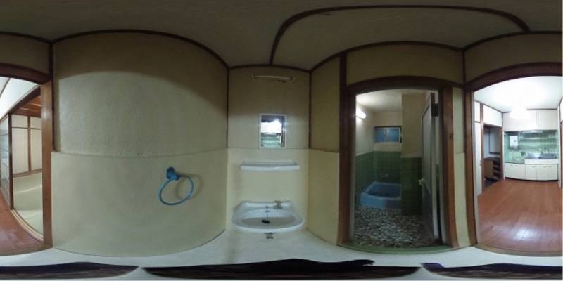 パノラマ画像洗面所