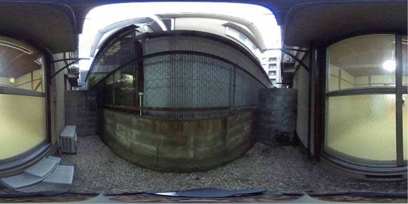 パノラマ画像バルコニー