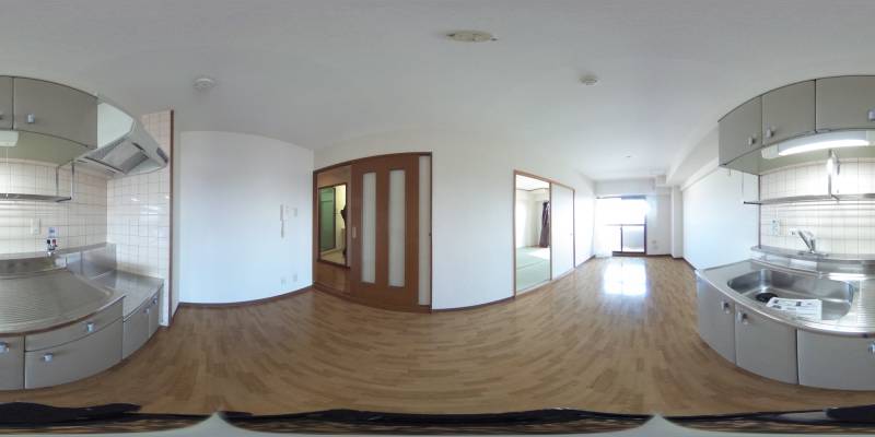 パノラマ画像キッチン