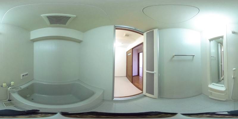 パノラマ画像バスルーム