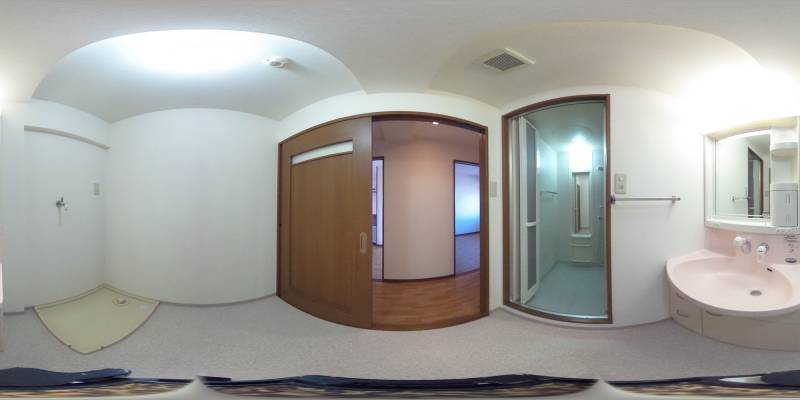 パノラマ画像洗面所