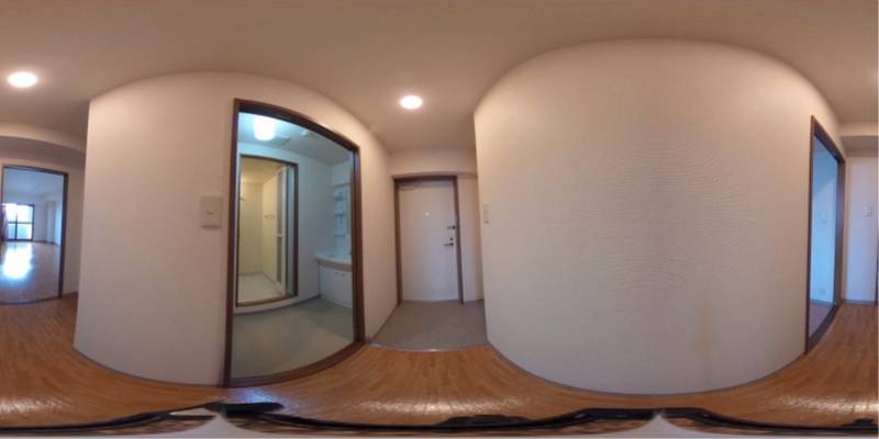 パノラマ画像玄関