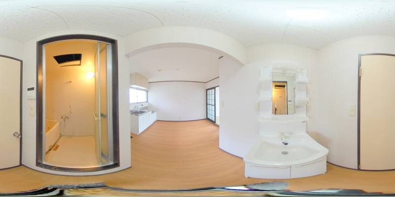 パノラマ画像洗面所