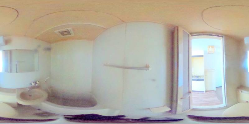 パノラマ画像バスルーム