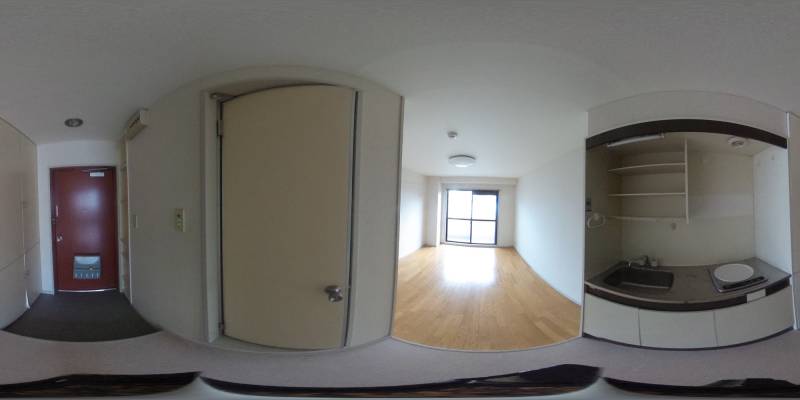 パノラマ画像キッチン