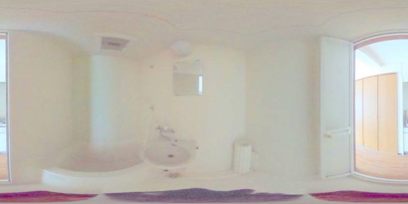 パノラマ画像バスルーム