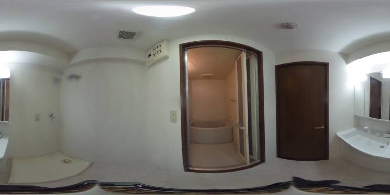 パノラマ画像洗面所