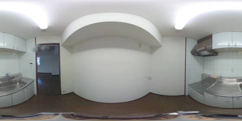 パノラマ画像キッチン