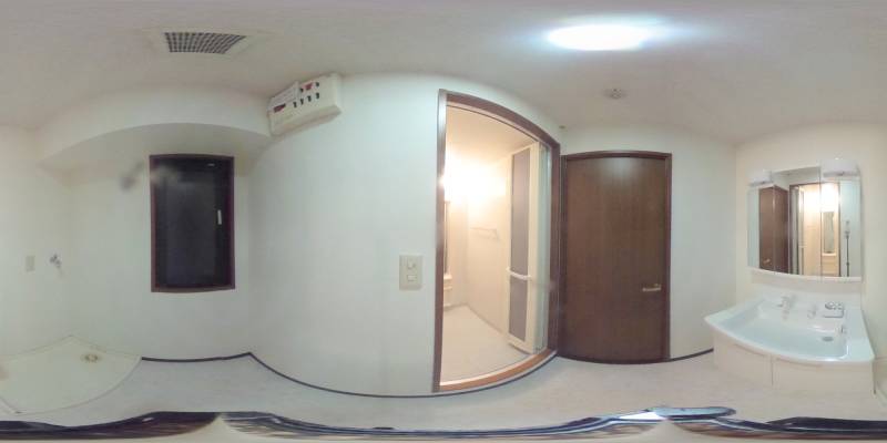 パノラマ画像洗面所