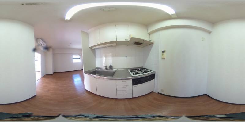 パノラマ画像キッチン