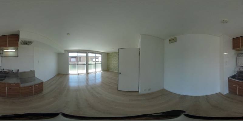 パノラマ画像キッチン