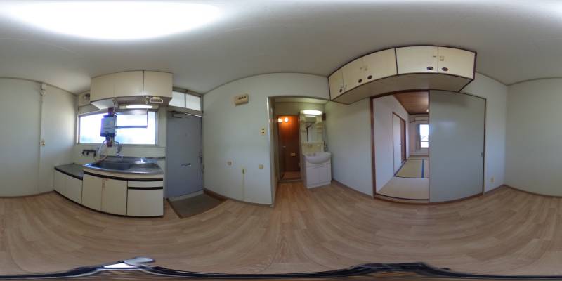 パノラマ画像キッチン