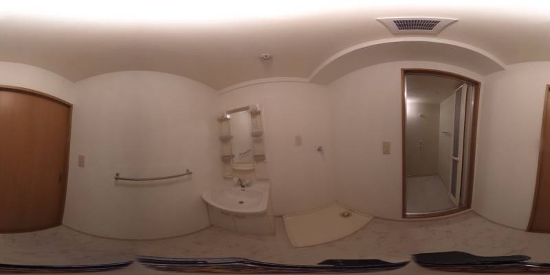 パノラマ画像洗面所