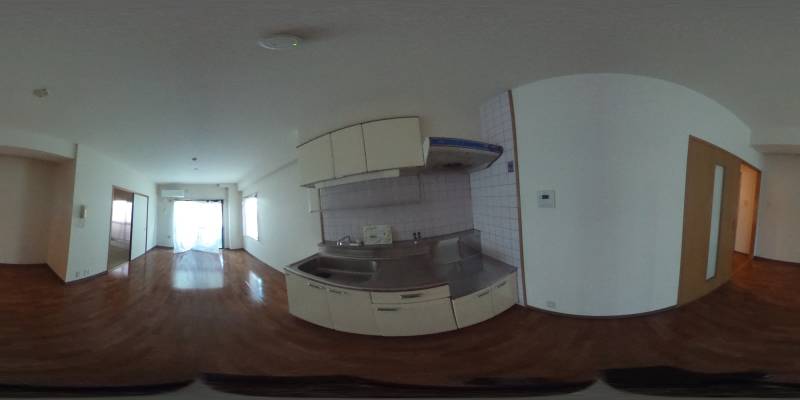 パノラマ画像キッチン