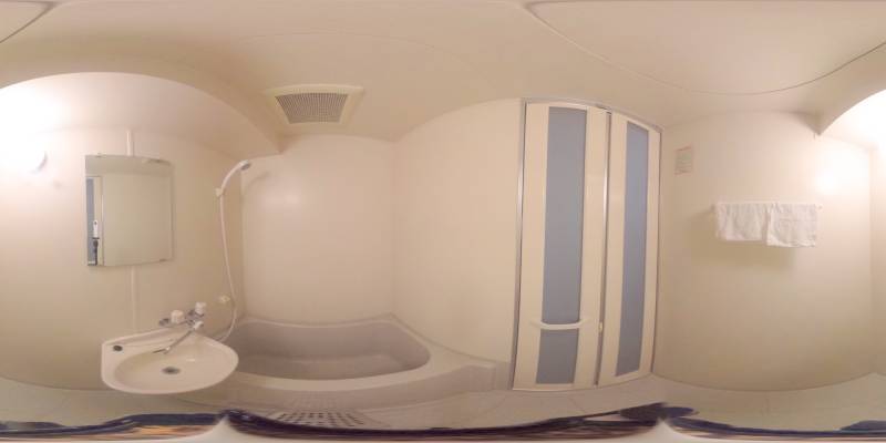 パノラマ画像バスルーム