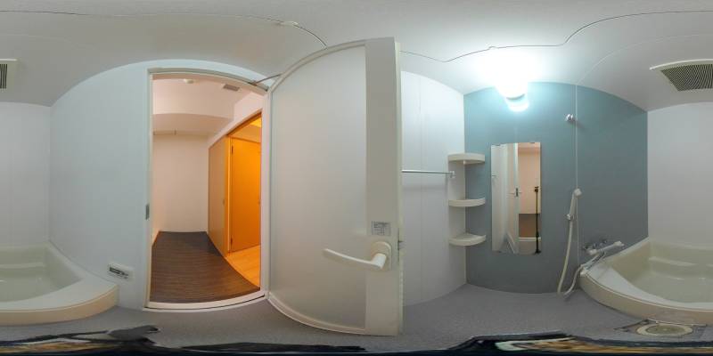 パノラマ画像バスルーム