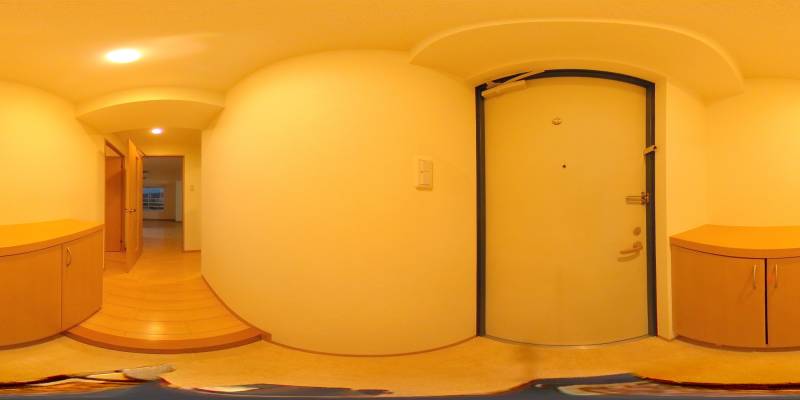 パノラマ画像玄関