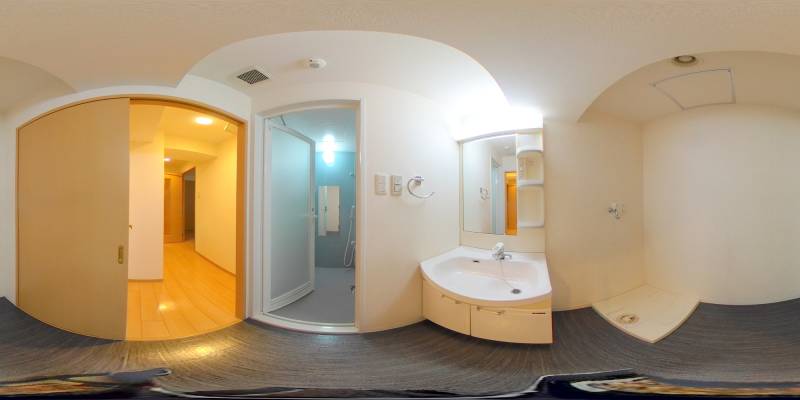 パノラマ画像洗面所