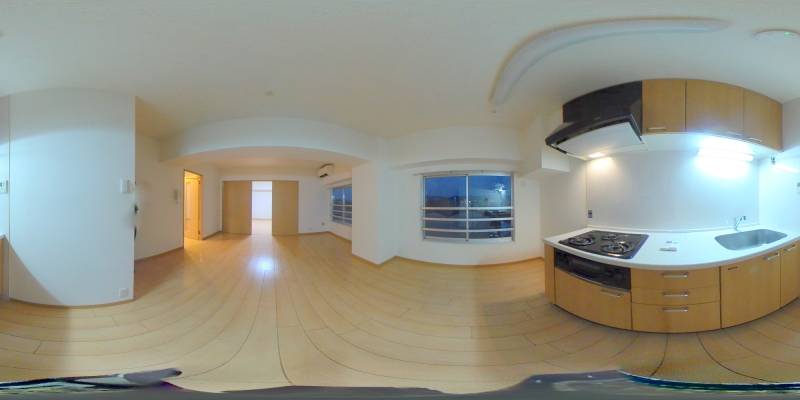 パノラマ画像キッチン