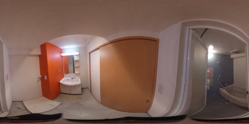 パノラマ画像バスルーム