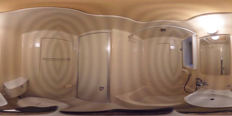 パノラマ画像バスルーム