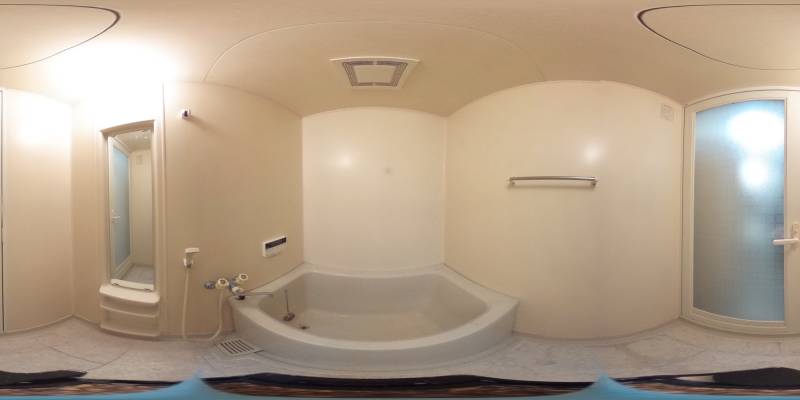 パノラマ画像バスルーム