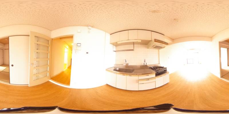 パノラマ画像キッチン