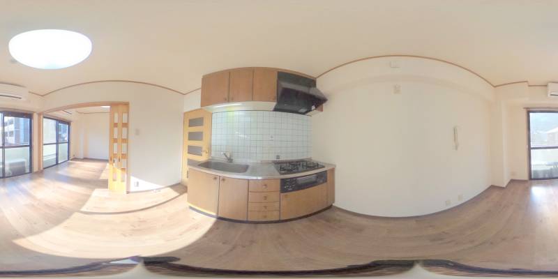 パノラマ画像キッチン