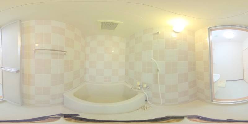パノラマ画像バスルーム
