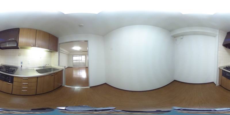 パノラマ画像キッチン