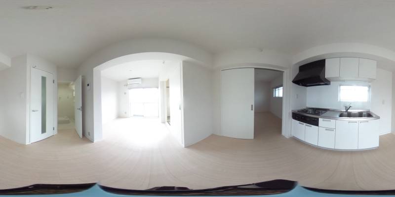 パノラマ画像キッチン