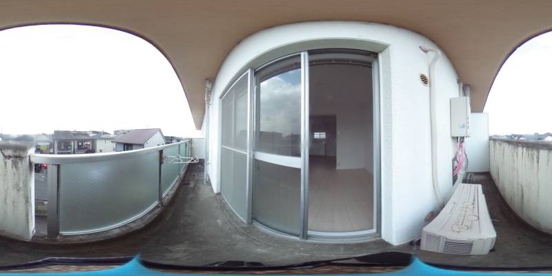 パノラマ画像バルコニー