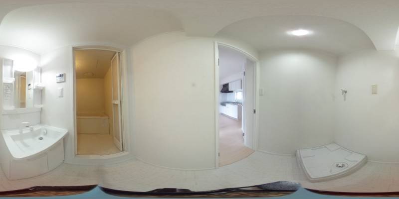 パノラマ画像洗面所