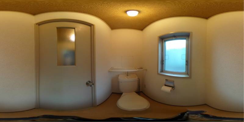 パノラマ画像トイレ