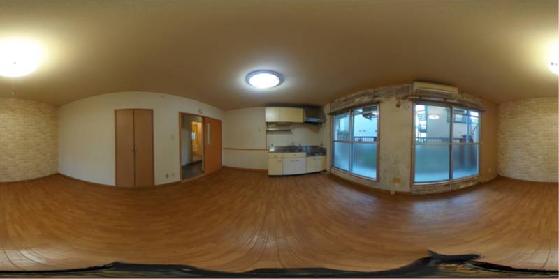 パノラマ画像リビング