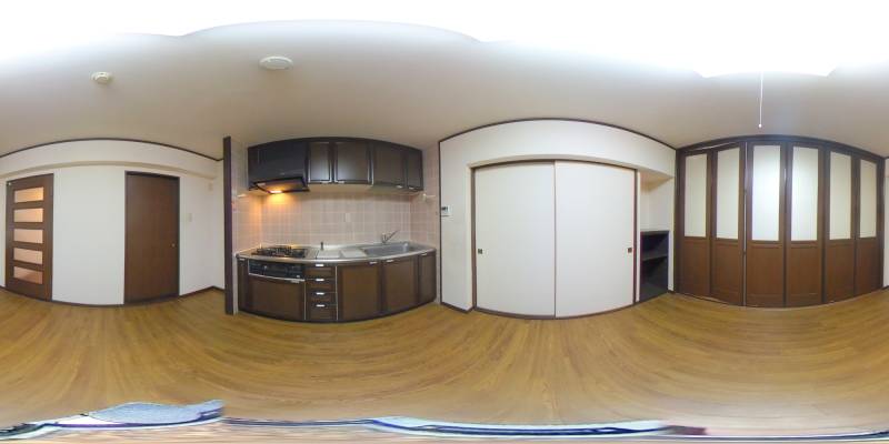 パノラマ画像キッチン