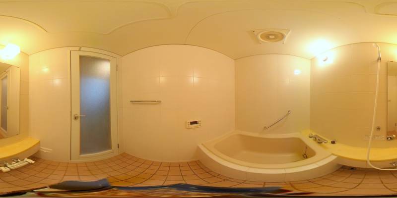 パノラマ画像バスルーム